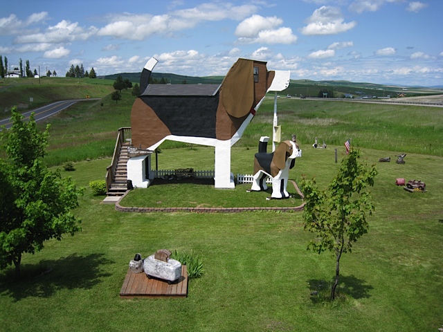 beagle-shaped bed and breakfast in Idaho