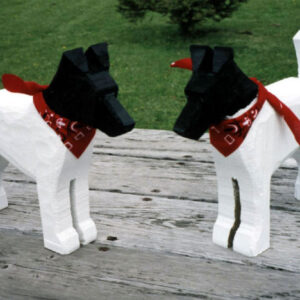 Wooden Dog Gifts - Painted