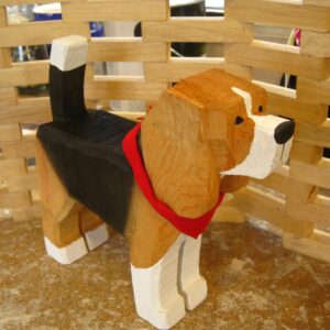 Beagle Wood Carving