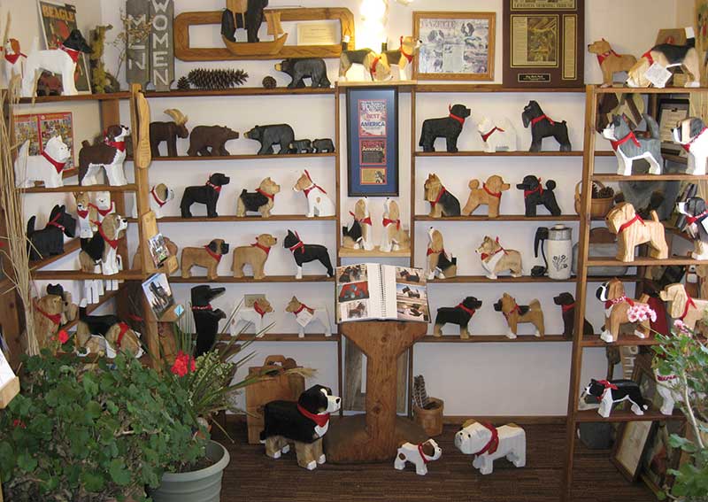 Our Chainsaw Gallery Gift Shop in Cottonwood Idaho